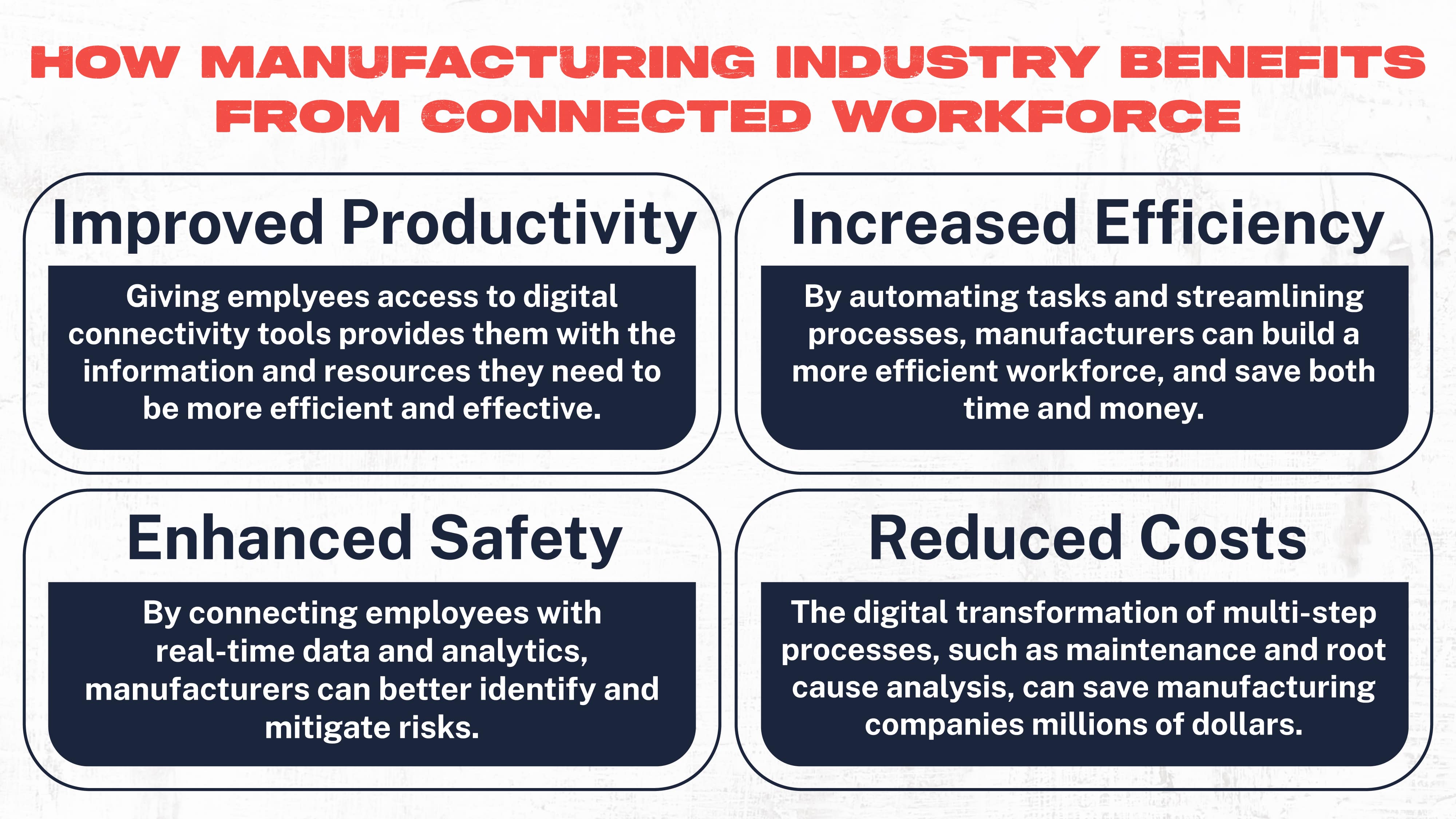 How Manufacturing Industry Benefits from Connected Workforce