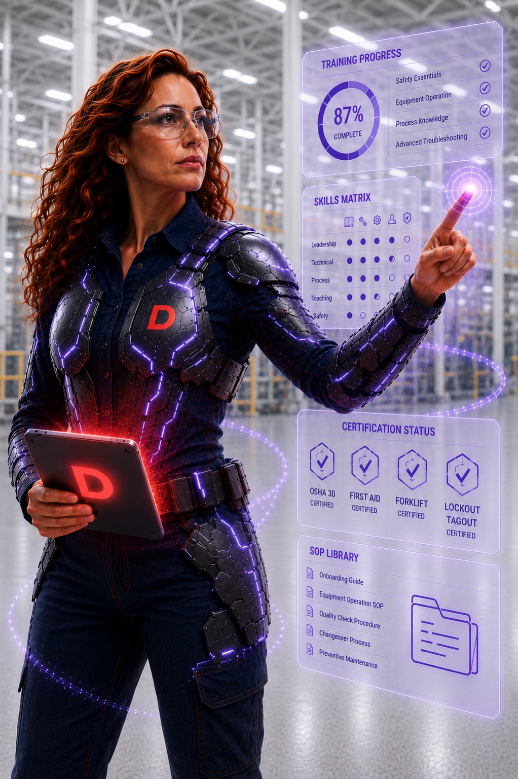 The training manager elevated by Forge AI as The Oracle